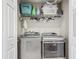This laundry room features modern washer and dryer units at 509 Artisan St # 43, Orlando, FL 32824