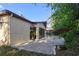 Spacious brick-paved patio and access to private outdoor space at 7027 Villa Estelle Drive, Orlando, FL 32819
