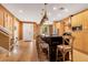Spacious kitchen featuring a large central island and stainless steel appliances at 7645 Recife Dr, Kissimmee, FL 34747