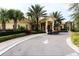 Community clubhouse entrance with a golf cart parked outside of the building at 810 Greybull Run, Lake Mary, FL 32746