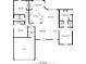 A detailed floor plan showcasing the layout of the house, including room dimensions at 827 Princeton Dr, Clermont, FL 34711