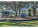 Gathering-friendly playground with multiple play structures and a soft landing surface at 849 Shadowmoss Dr, Winter Garden, FL 34787