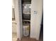 HVAC system and hot water tank in the bathroom closet of the home at 11574 Westwood Blvd # 1126, Orlando, FL 32821