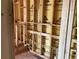 Framing of the bathroom, showcasing the exposed wooden beams and plumbing at 15489 Hamlin Park Drive, Winter Garden, FL 34787