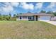 Charming single-story home featuring a two-car garage, well-kept lawn, and classic architectural details at 1883 Sw 160Th Pl, Ocala, FL 34473