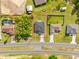 A top-down aerial view of the property highlighting the home's layout and yard space at 236 Marion Oaks Mnr, Ocala, FL 34473