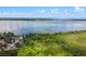 Breathtaking aerial view showcases waterfront community, lush foliage, and expansive lake at 25931 Azalea Ln, Astatula, FL 34705