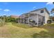 A serene screened-in pool and patio area, ideal for outdoor enjoyment and entertaining at 2837 Drifting Lilly Loop, Kissimmee, FL 34747