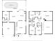 Floor plan of the home showing the room layouts at 2837 Drifting Lilly Loop, Kissimmee, FL 34747