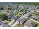 An aerial view of a residential neighborhood with manicured lawns, mature trees, and beautiful single-Gathering homes at 2977 White Cedar Cir, Kissimmee, FL 34741