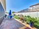 The large backyard patio offers a peaceful outdoor dining area at 2977 White Cedar Cir, Kissimmee, FL 34741