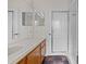Bathroom showcasing a vanity with a sink and a shower at 3660 Ventura Club Cir, Orlando, FL 32822