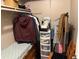 Walk-in closet with ample storage space, including shelving, hanging rods, and drawer units at 510 Cranes Way # 105, Altamonte Springs, FL 32701