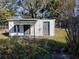 Exterior view of a backyard shed with dual door access at 539 Clark St, Maitland, FL 32751