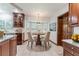 Charming breakfast nook with lots of natural light coming from the bay window at 604 Blue Lake Dr, Longwood, FL 32779