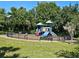 A colorful and safe community playground with slides and play equipment for children to enjoy at 660 Egret Place Dr, Winter Garden, FL 34787