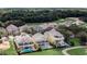 Resort style homes offer a private pool and lush landscaping in a premier golf course community at 7388 Gathering Ct, Reunion, FL 34747