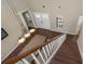 Welcoming foyer with staircase, high ceilings, pool table, and double door entry at 934 Deerwood Loop, Longwood, FL 32779