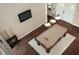 Overhead view of a game room featuring a pool table, TV, and elegant lighting fixture at 934 Deerwood Loop, Longwood, FL 32779