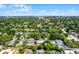 A beautiful aerial view showcasing the property nestled amongst lush greenery and a manicured neighborhood at 1106 Ayrshire St, Orlando, FL 32803