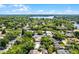 An attractive neighborhood is apparent from the aerial shot that shows homes nestled within established trees and landscaping at 1106 Ayrshire St, Orlando, FL 32803