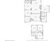 Detailed floor plan illustrating the layout of the home's two floors at 1106 Ayrshire St, Orlando, FL 32803