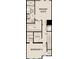 Second floor plan showing the primary suite, primary bath, bedroom 3, and bath 3 at 15483 Hamlin Park Drive, Winter Garden, FL 34787