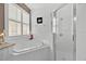Beautiful bathroom with separate glass shower and soaking tub at 162 Plumoso Loop, Davenport, FL 33897