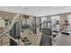 Community gym room featuring modern exercise equipment and plenty of natural light at 2432 Tangier Dr, Kissimmee, FL 34747