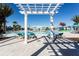 Beautiful community pool with lounge chairs, umbrellas, and a water park area under a clear blue sky at 2432 Tangier Dr, Kissimmee, FL 34747