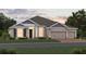 Lovely single-story home featuring a three-car garage, manicured lawn, and inviting curb appeal at 2643 Ravencliffe, Oviedo, FL 32765