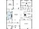 Detailed floor plan showcases a 4-bedroom layout with open-concept living and 3-car garage at 2643 Ravencliffe, Oviedo, FL 32765