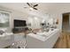 Bright and airy living room with contemporary furnishings and natural light at 3542 Shallot Dr # 108, Orlando, FL 32835