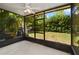 Enjoy outdoor living on this screened porch overlooking a lush backyard, perfect for relaxation and entertaining at 3542 Shallot Dr # 108, Orlando, FL 32835