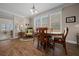 Charming breakfast nook features wood floors, bright lighting, and great natural light at 4687 Nw 35Th Lane Rd, Ocala, FL 34482