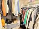 Walk-in closet with organized shelving and hanging racks offers ample storage space at 510 Cranes Way # 206, Altamonte Springs, FL 32701