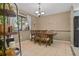Inviting dining room featuring a rustic wooden table at 512 Derby Dr, Altamonte Springs, FL 32714