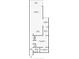 Detailed floor plan showcasing the layout of the bedrooms, kitchen, living, and dining areas at 5203 S Atlantic Ave # 416B, New Smyrna Beach, FL 32169