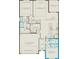 Floorplan featuring an open-concept layout, including a two-car garage, and additional bedroom at 5604 Wood Bridge Pl, St Cloud, FL 34771