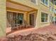 Private patio area with seating, offering a relaxing outdoor space at 6403 Parc Corniche Dr # 4114, Orlando, FL 32821