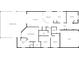 Floor plan showing the home's layout with a screened porch, living room, and bedrooms at 7264 Hawksnest Blvd, Orlando, FL 32835