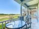 Enjoy the view from this lovely balcony overlooking the manicured golf course at 7409 Excitement Dr, Reunion, FL 34747