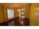 Elegant dining room with hardwood floors and decorative chandelier at 8129 Granada Blvd, Orlando, FL 32836