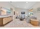 Spacious living room with a large TV, a comfortable sectional sofa, and an area rug at 9143 San Ambrosio, Orlando, FL 32836