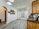 Breakfast nook with wood cabinets, bay windows, and tile floors at 998 Piedmont Oaks Dr, Apopka, FL 32703