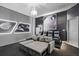 Custom home theater with recliner seating, pull-out couch and Star Wars themed decor at 10436 Ebb Tide Lane, Orlando, FL 32821