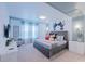 Charming bedroom with a plush bed, whimsical decor, and abundant natural light at 136 Jetty Way, Davenport, FL 33897