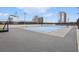 Community tennis court with basketball hoops, perfect for sports enthusiasts at 150 E Robinson St # 1219, Orlando, FL 32801