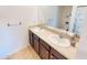 Bathroom features tile flooring, double sinks and vanity at 156 Eagleview Loop, Davenport, FL 33837