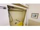 Cozy bathroom featuring a bright yellow tub, shower with storage, and unique retro tile at 1600 W Lake Parker Dr # C24, Lakeland, FL 33805